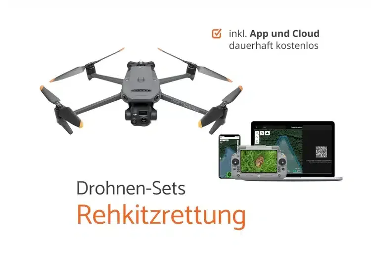 Symbolbild für Drohnen-Sets für die Rehkitzrettung