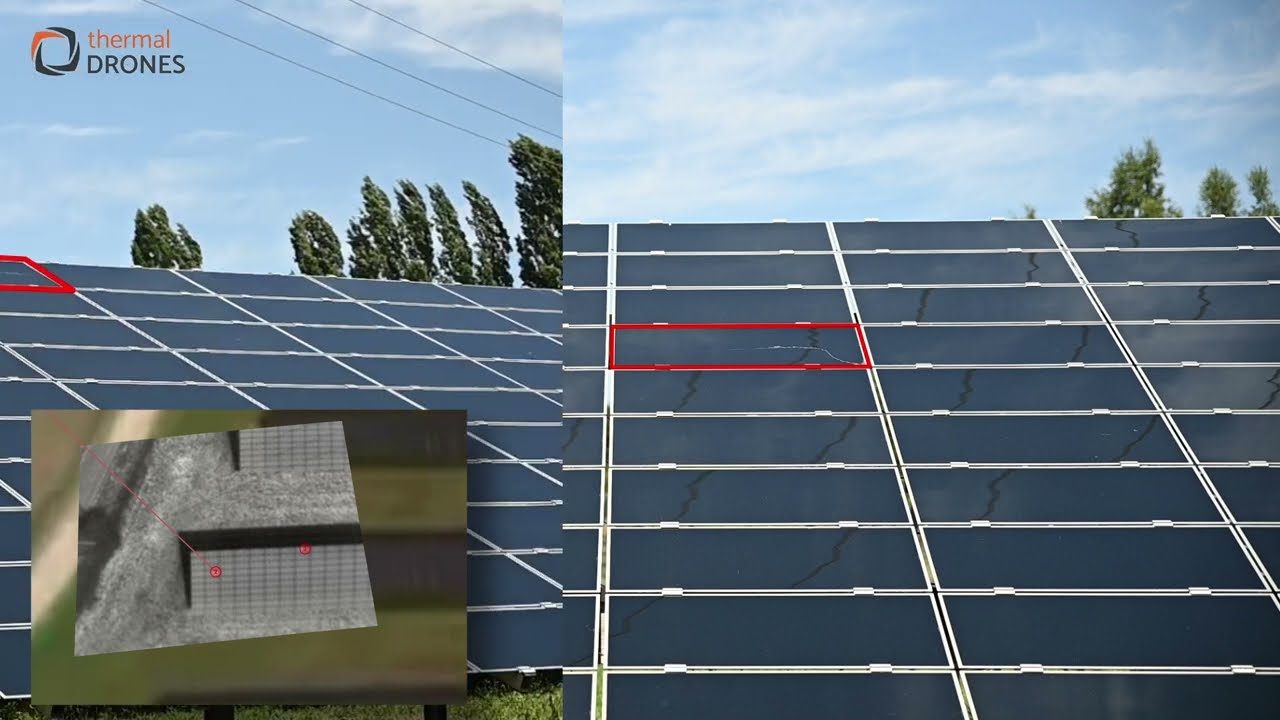 Vorschaubild: Mit dem Systen von thermal DRONES defekte PV Module aufspüren