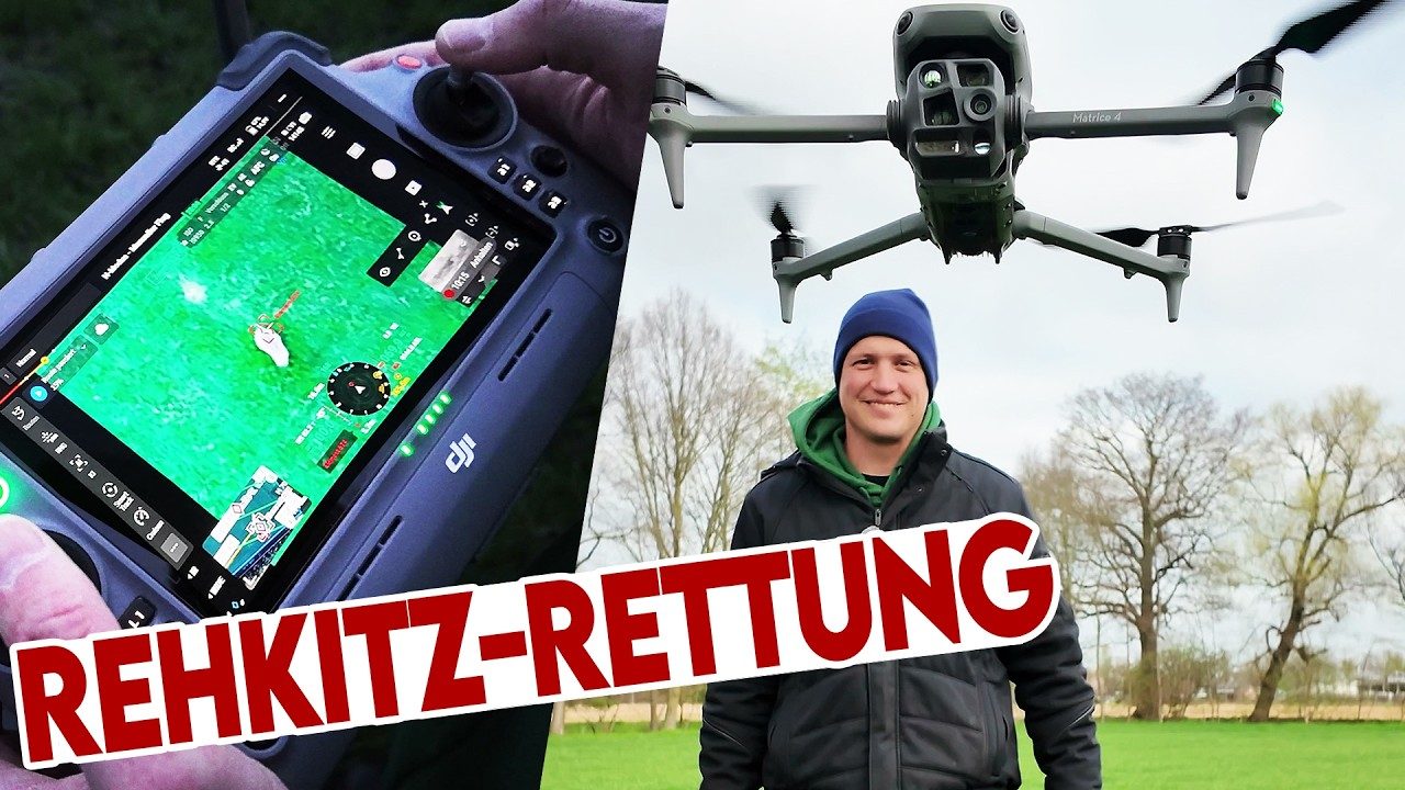 Vorschaubild: 🛸 Wärmebild-Drohne zur effizienten Rehkitzrettung: Die DJI Matrice 4T in der Praxis