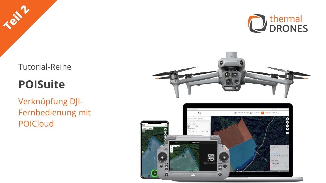 Vorschaubild: Tutorial POISuite | Teil 2 | Verknüpfung DJI-Fernsteuerung mit POICloud
